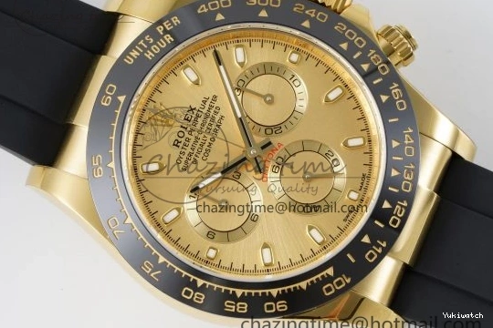 SA4130 Strap Rubber 1:1 Daytona BTF Best 116518 Lume on V2 Dial Oysterflex Edition YG 0523